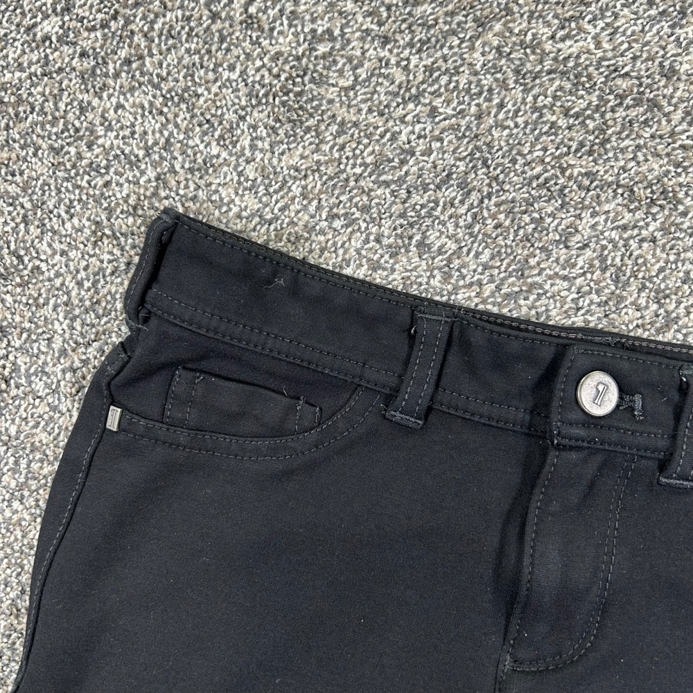 Pilcro and the Letterpress Serif Legging Pants Black Womens 26 Slim Velvet Felt - Picture 3 of 14